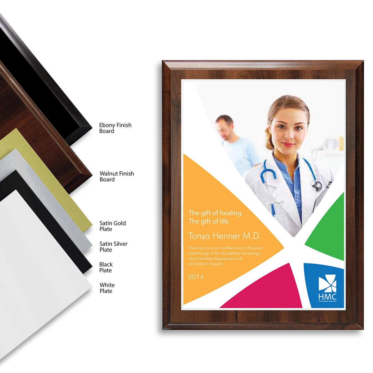 7″ x 9″ Full Color Plaque
