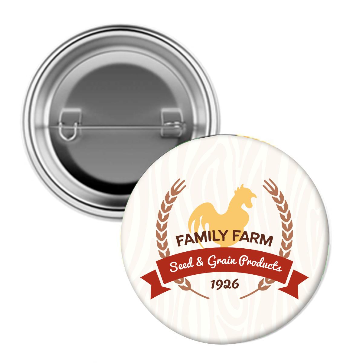 2″ Full Color Pin Back Button