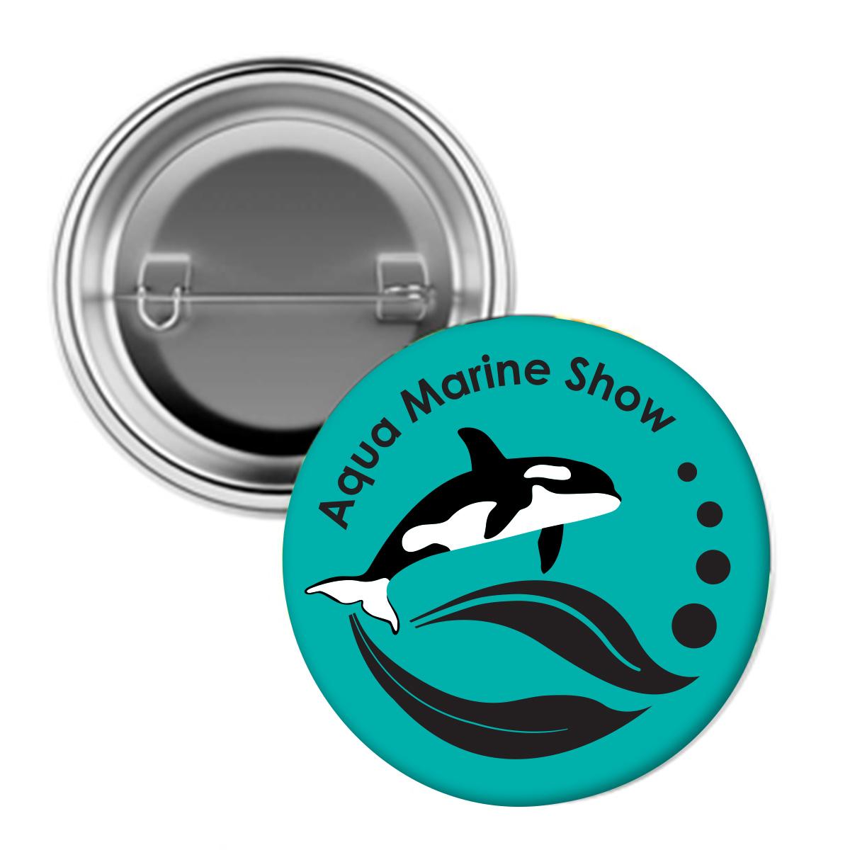 2 ¼” Full Color Pin Back Button
