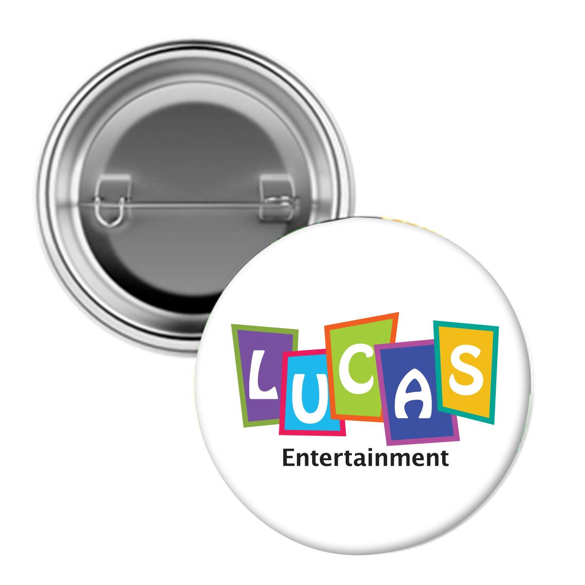 3″ Full Color Pin Back Button