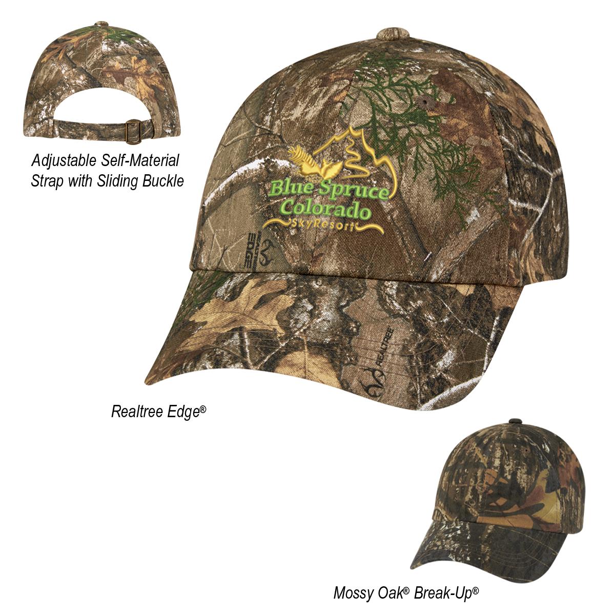 Realtree® And Mossy Oak® Hunter’s Hideaway Camouflage Cap