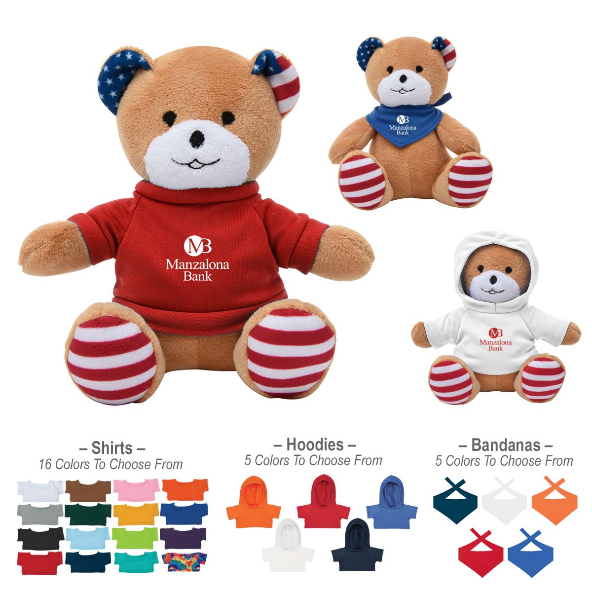 6″ Patriotic Bear