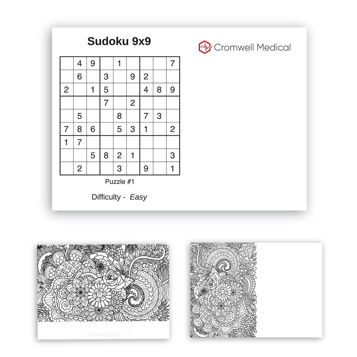 Post-it® Custom Printed Coloring Pad – 25 Sheets