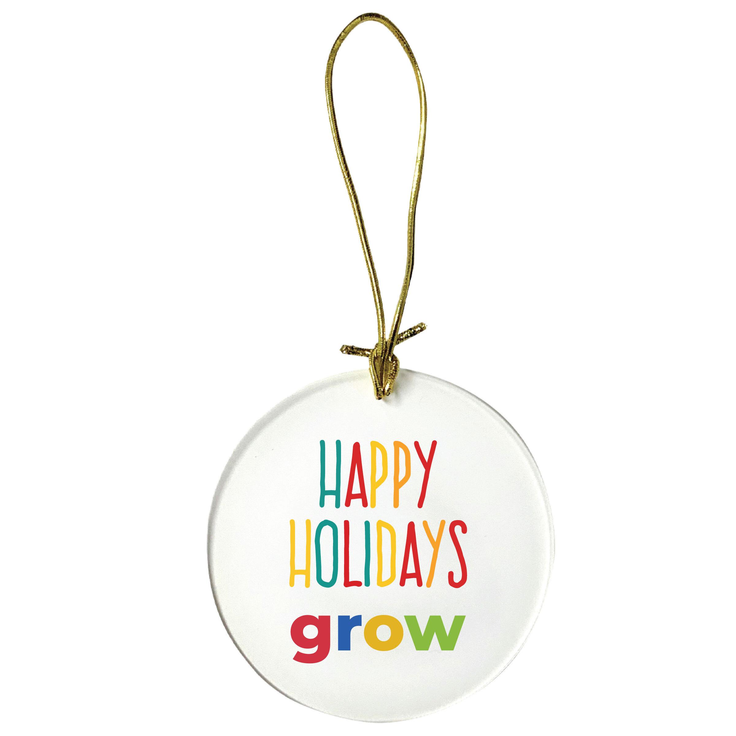 Acrylic Round Ornament