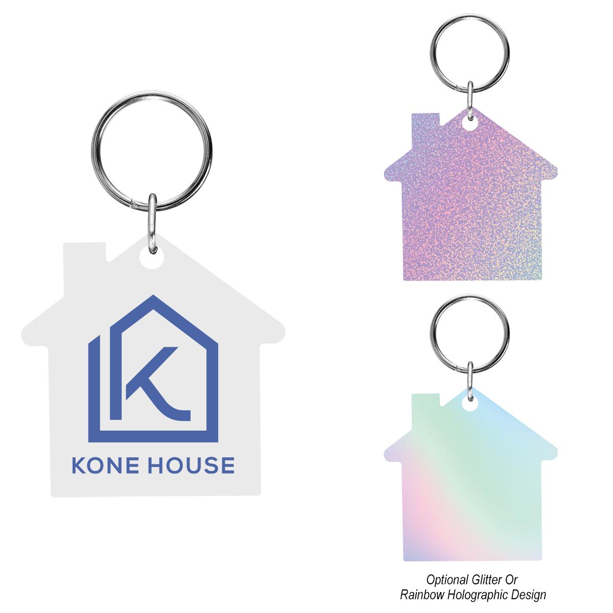 Acrylic Key Tag – House