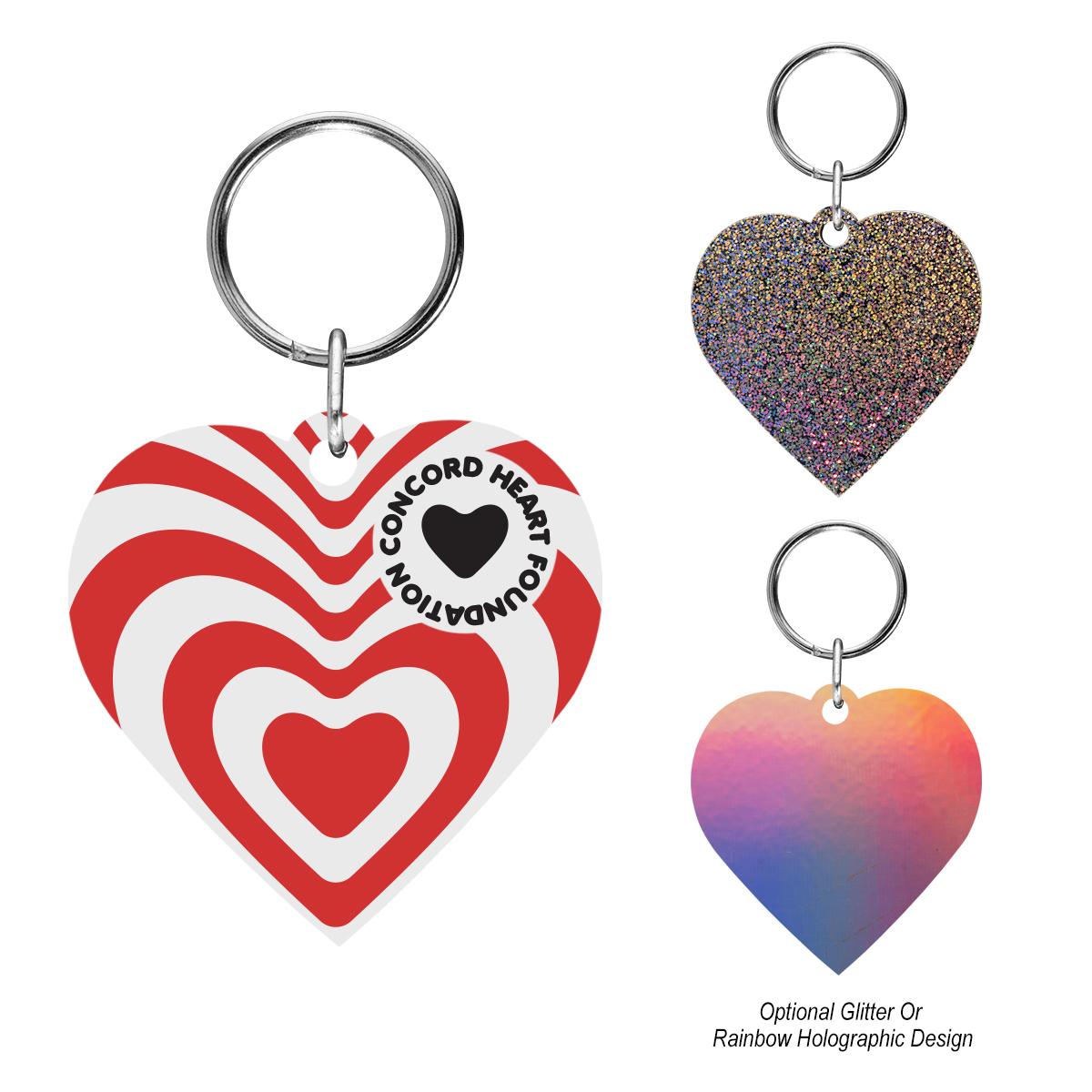 Acrylic Key Tag – Heart