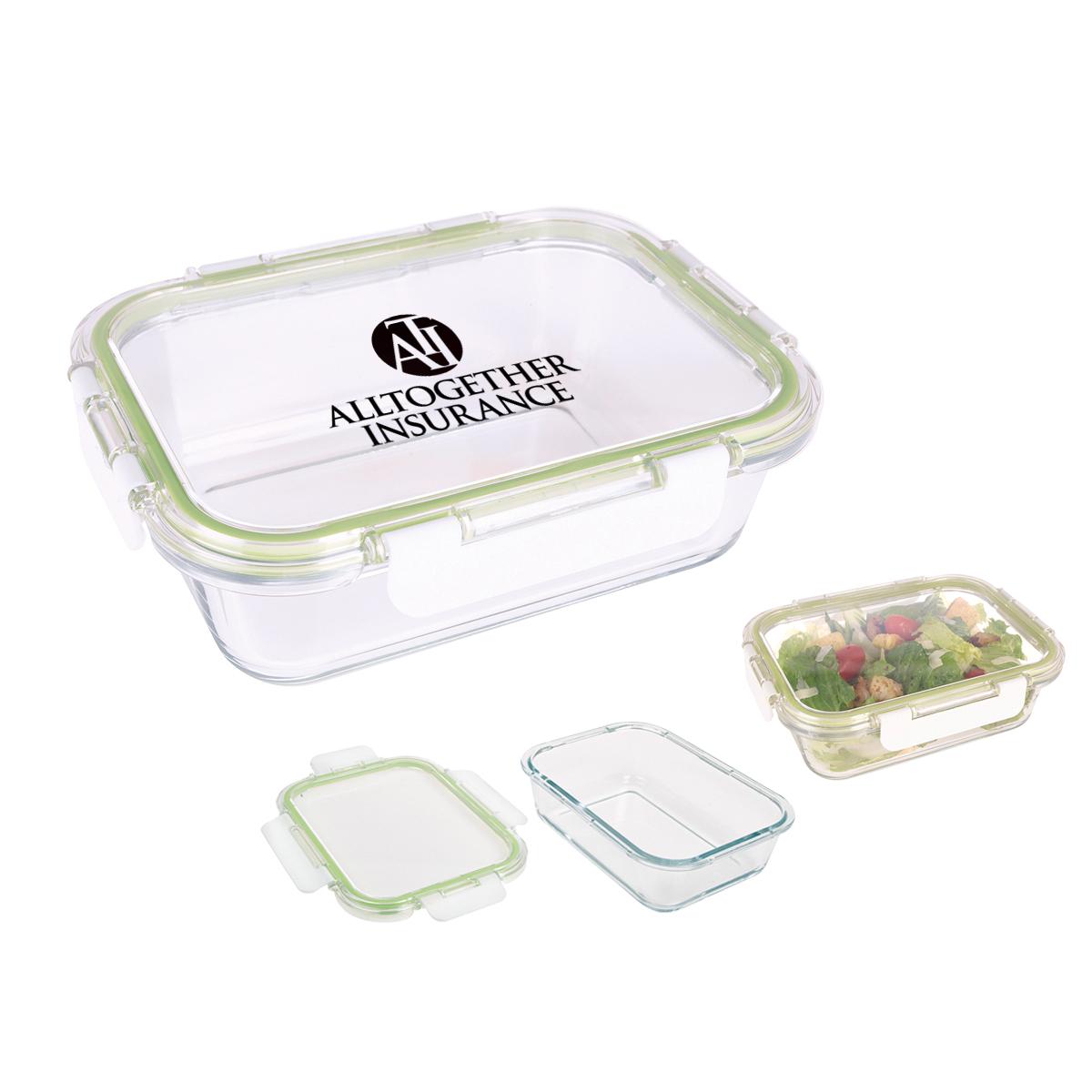 Fresh Prep Square Glass Food Container