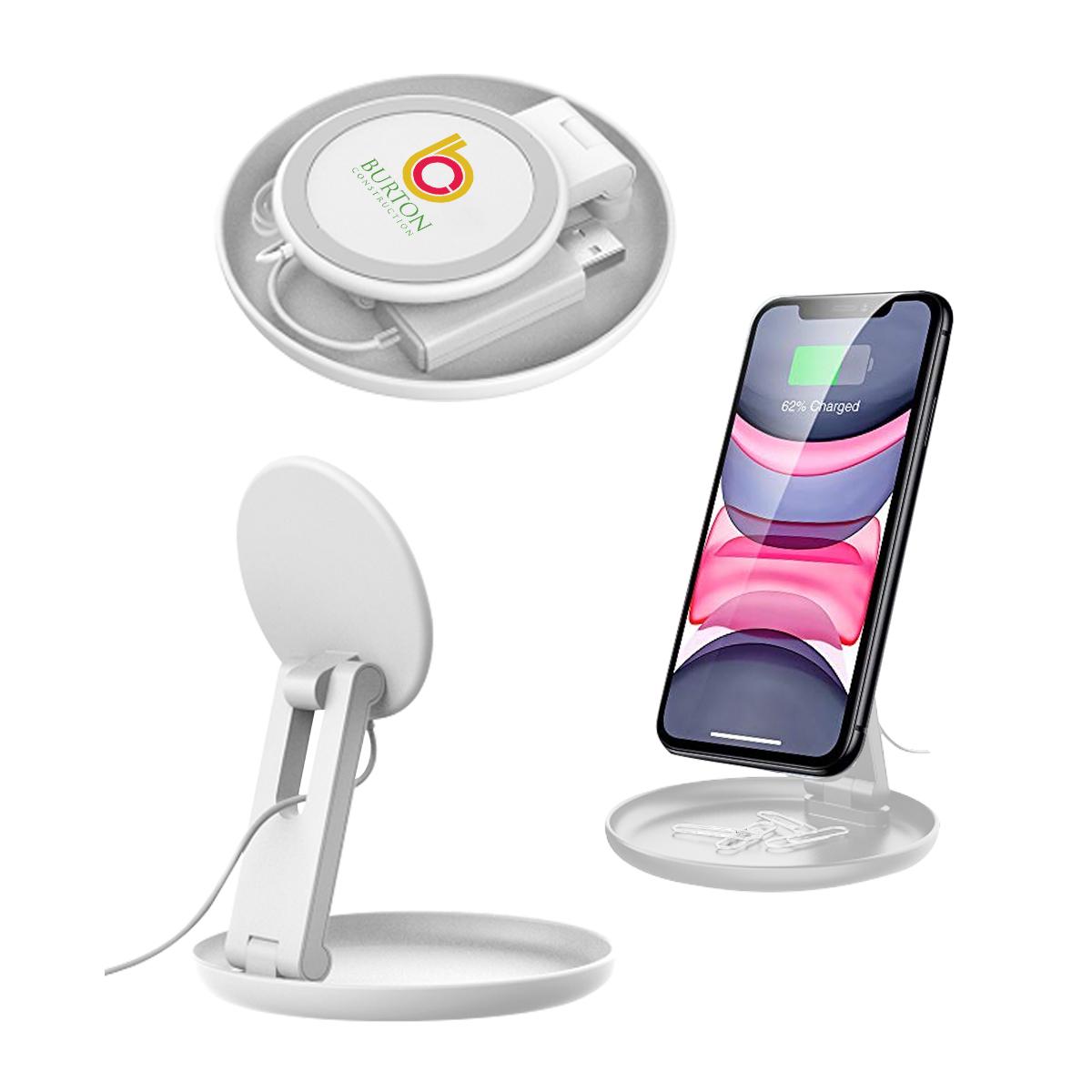 Mag Max Desktop Wireless Charger With Catchall Tray
