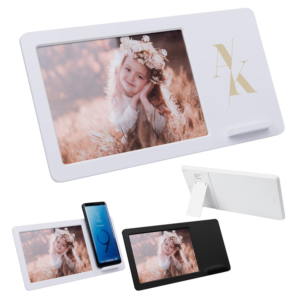 4″ x 6″ Picture Frame With Wireless Charger