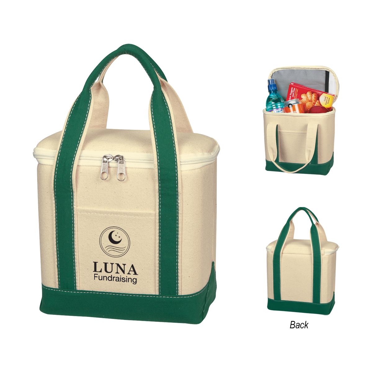 Small Cotton Canvas Cooler Bag