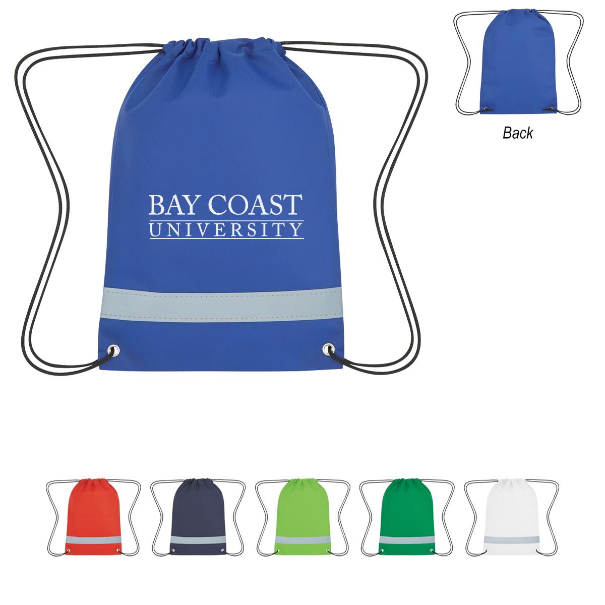 Lil’ Bit Youth Reflective Non-Woven Drawstring Bag