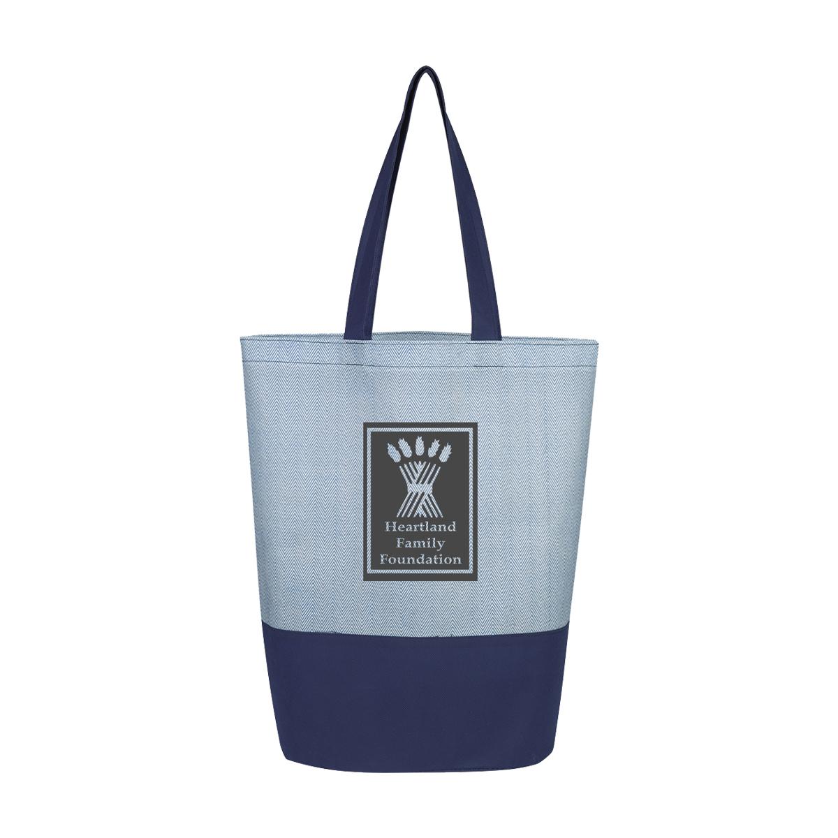 Herringbone Non-Woven Tote Bag