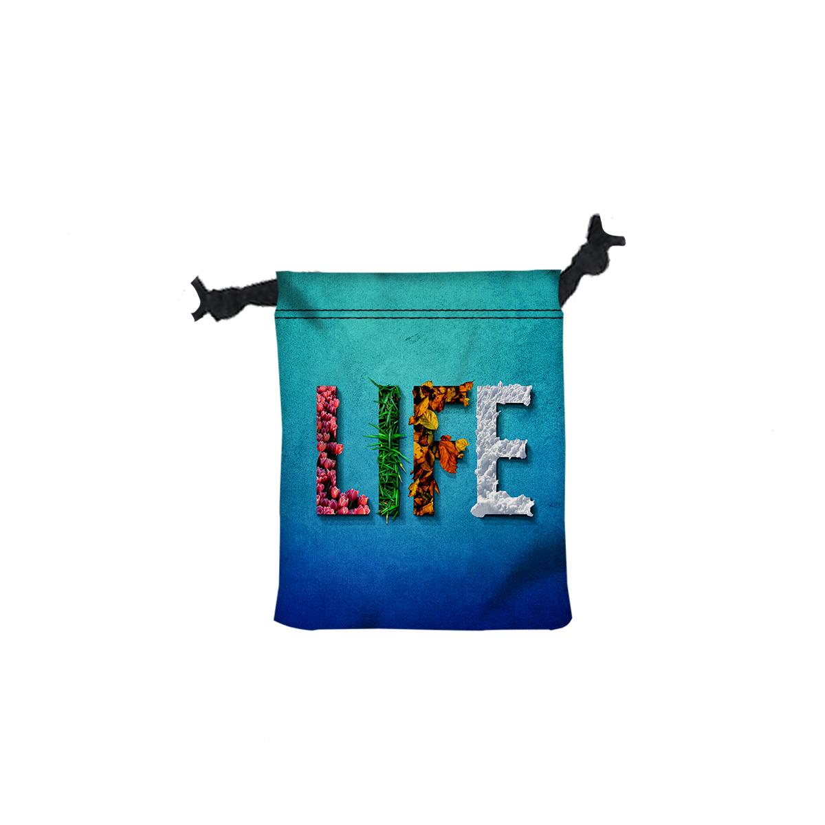 5″ x 6″ Polyester Drawstring Bag