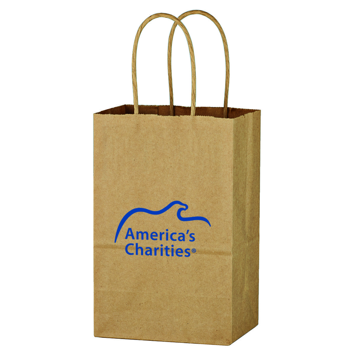 Kraft Paper Brown Shopping Bag – 5-1/4″ x 8-1/4″