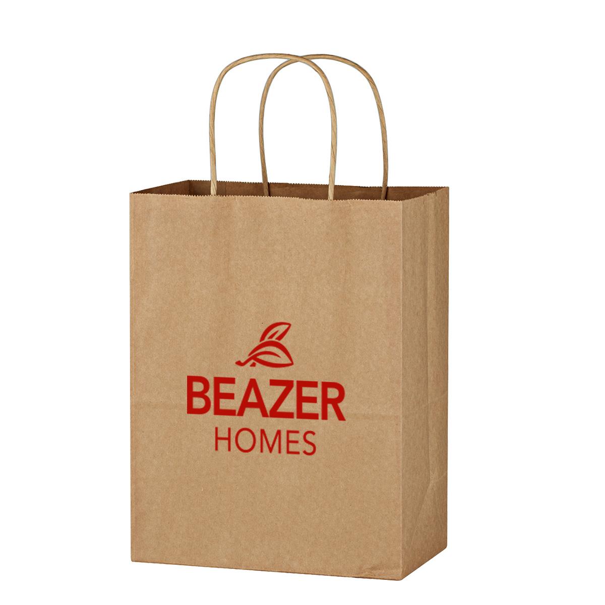 Kraft Paper Brown Shopping Bag – 8″ x 10-1/4″