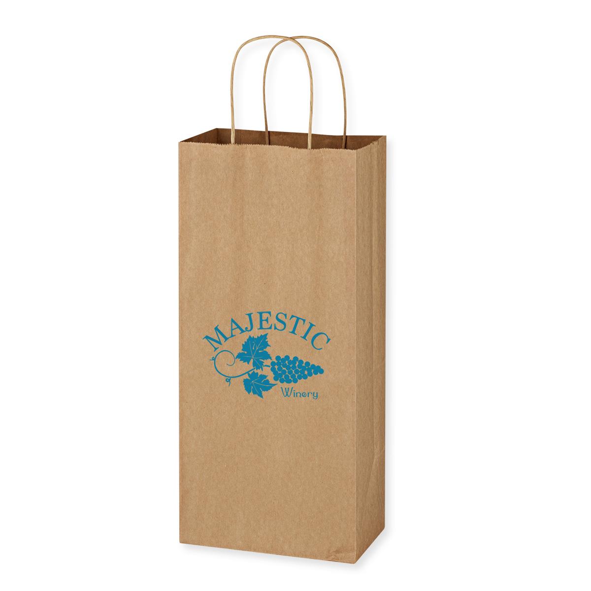 Kraft Paper Brown Wine Bag – 5.25″ x 13″