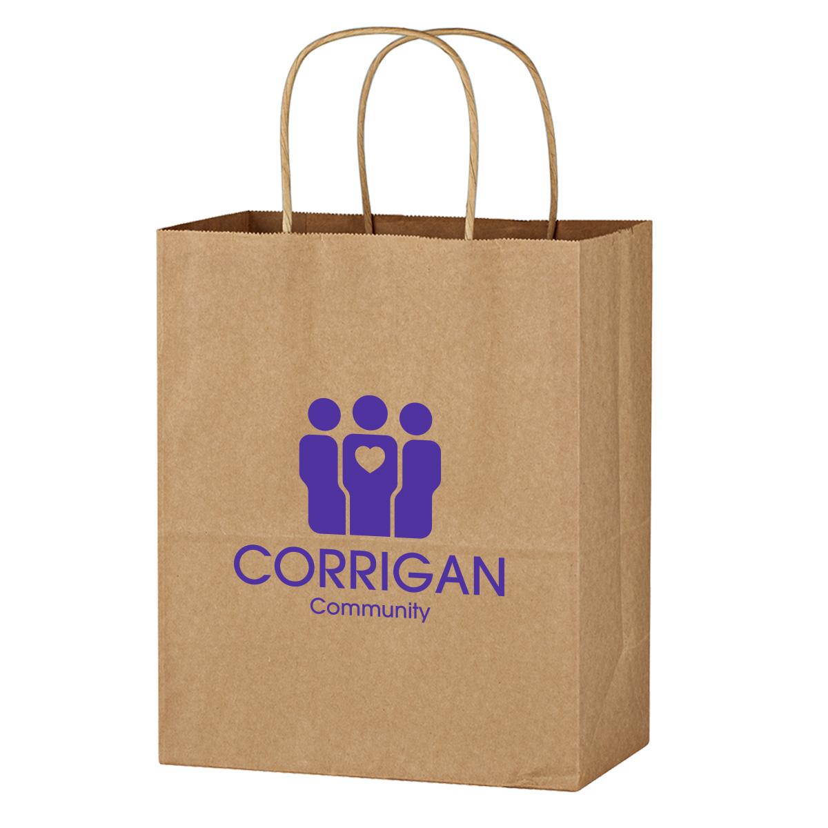 Kraft Paper Brown Shopping Bag – 13″ x 17″