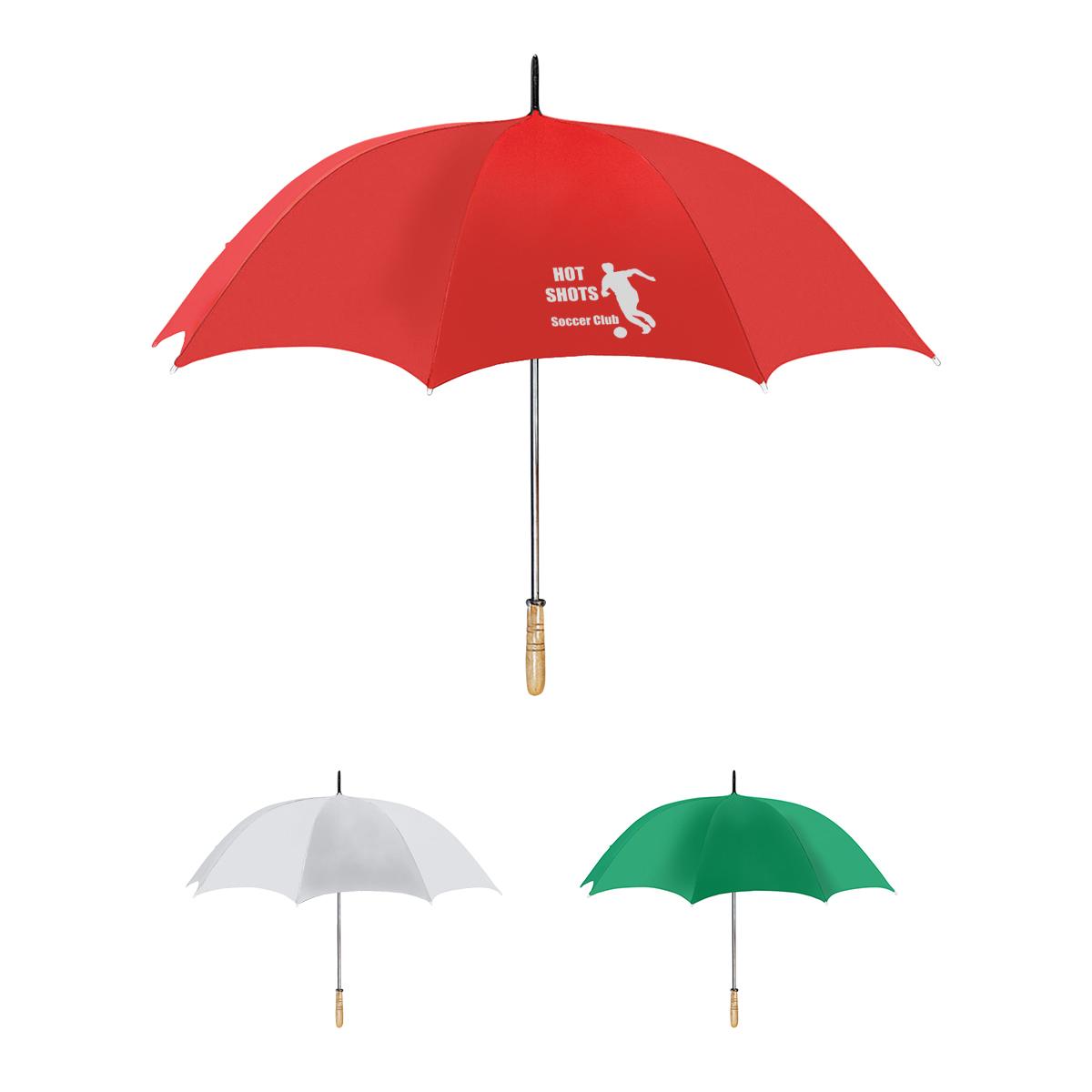 60″ Arc Golf Umbrella With 100% RPET Canopy