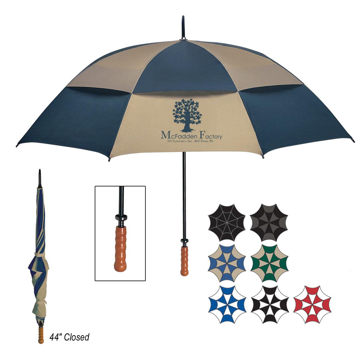 68″ Arc Windproof Vented Umbrella