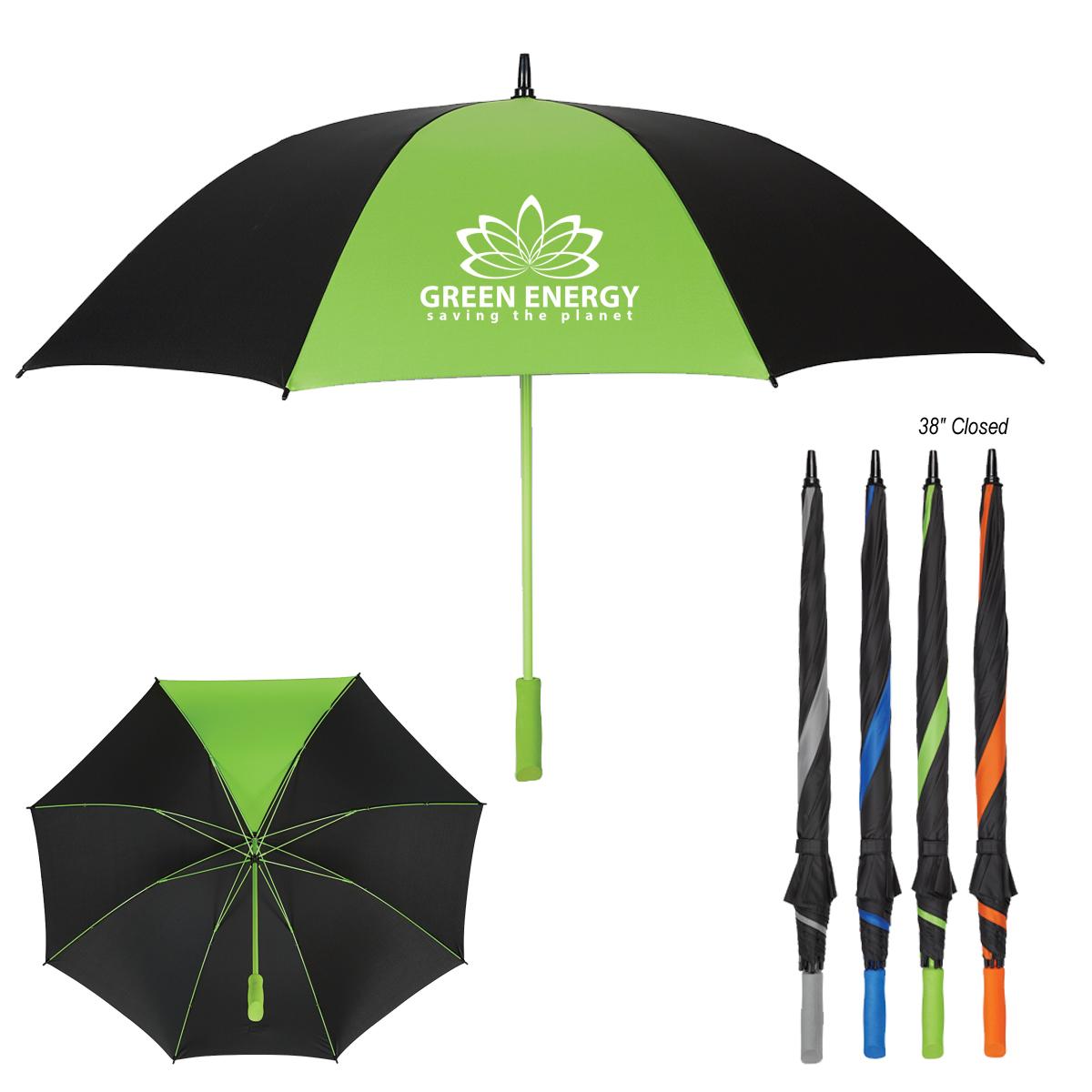 60″ Arc Splash of Color Golf Umbrella