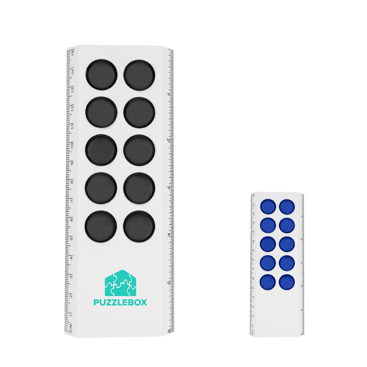 6″ Push Pop Stress Reliever Ruler