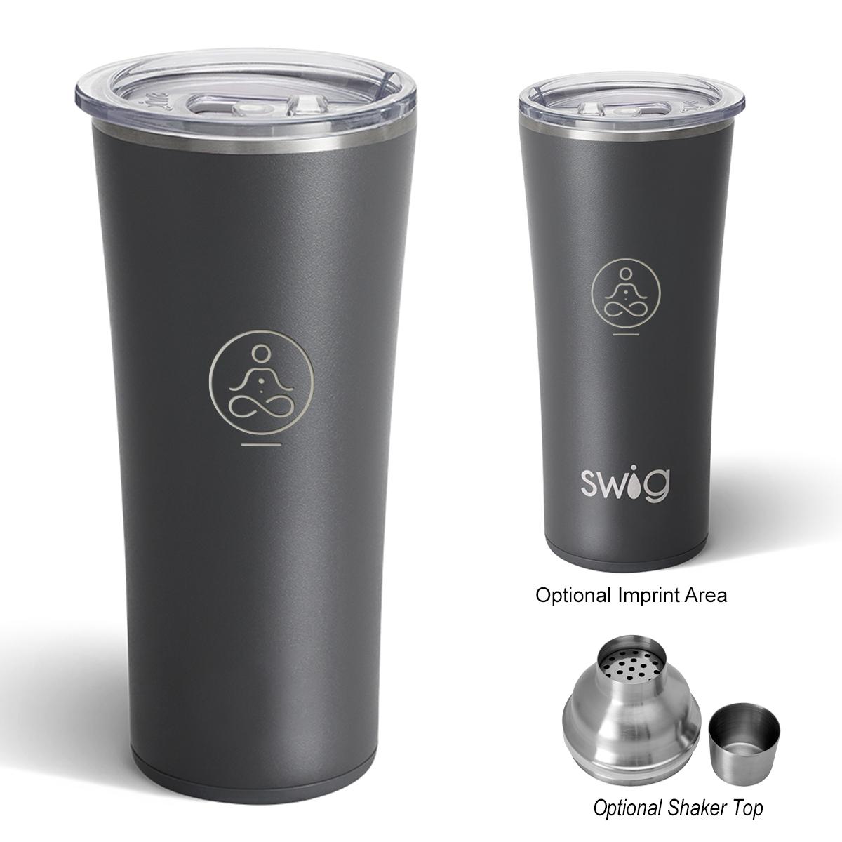 22 Oz. Swig Life™ Grey Stainless Steel Tumbler