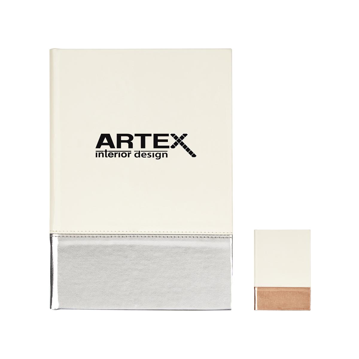 Metallic Two-Tone Journal