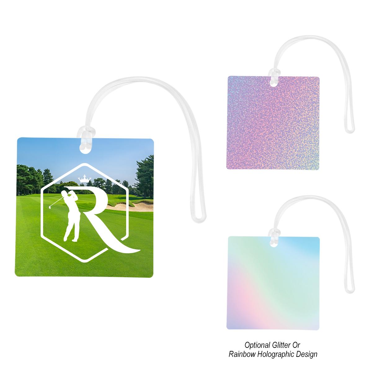 Acrylic Bag Tag – 4″ Square