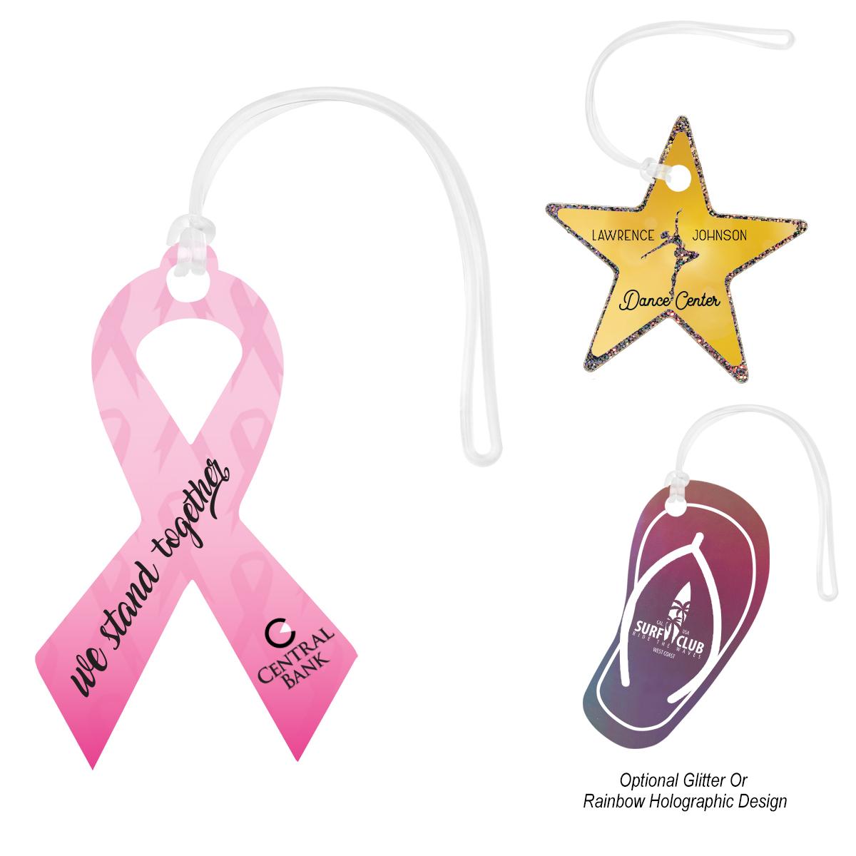 Acrylic Bag Tag – Custom Shapes 9″