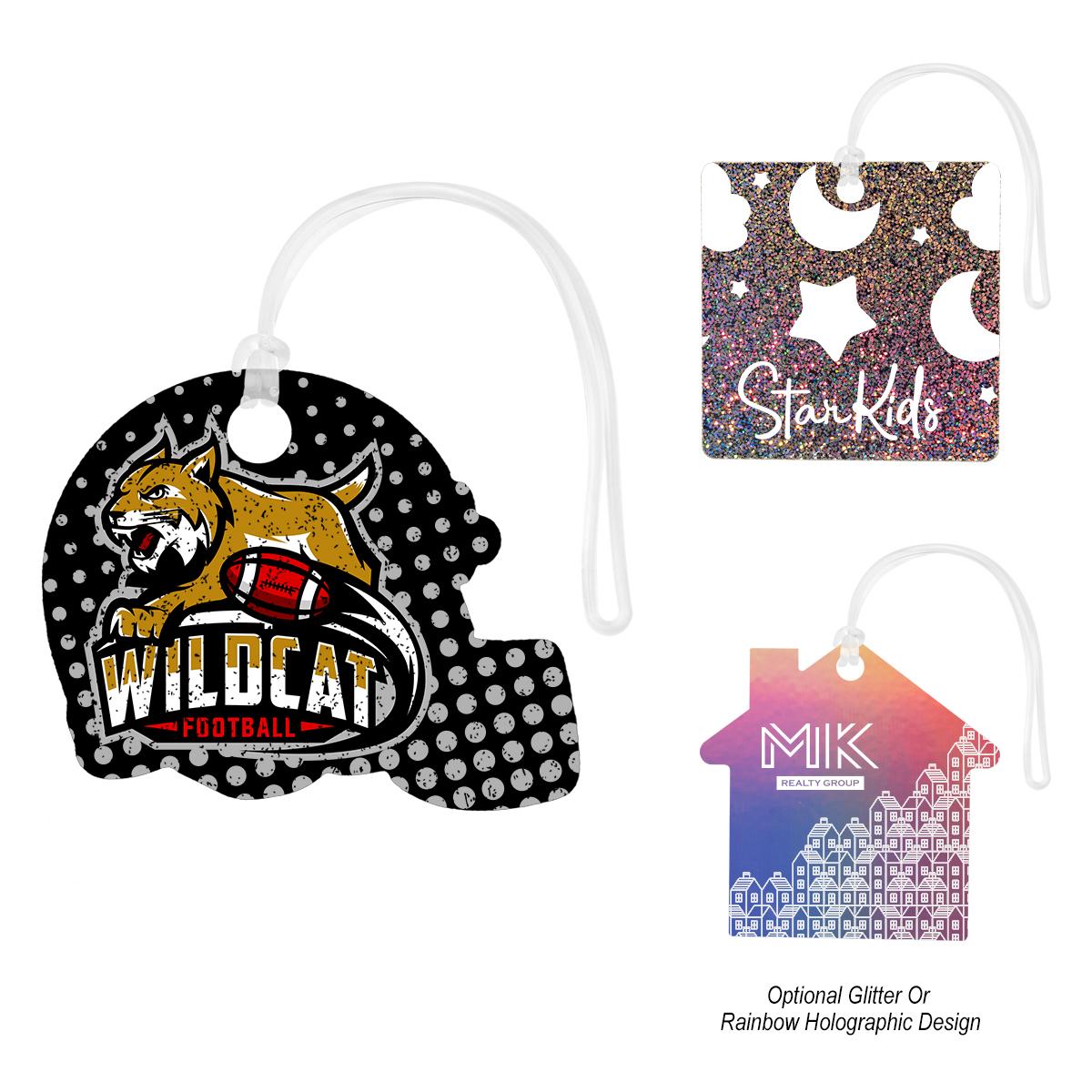 Acrylic Bag Tag – Custom Shapes 6″