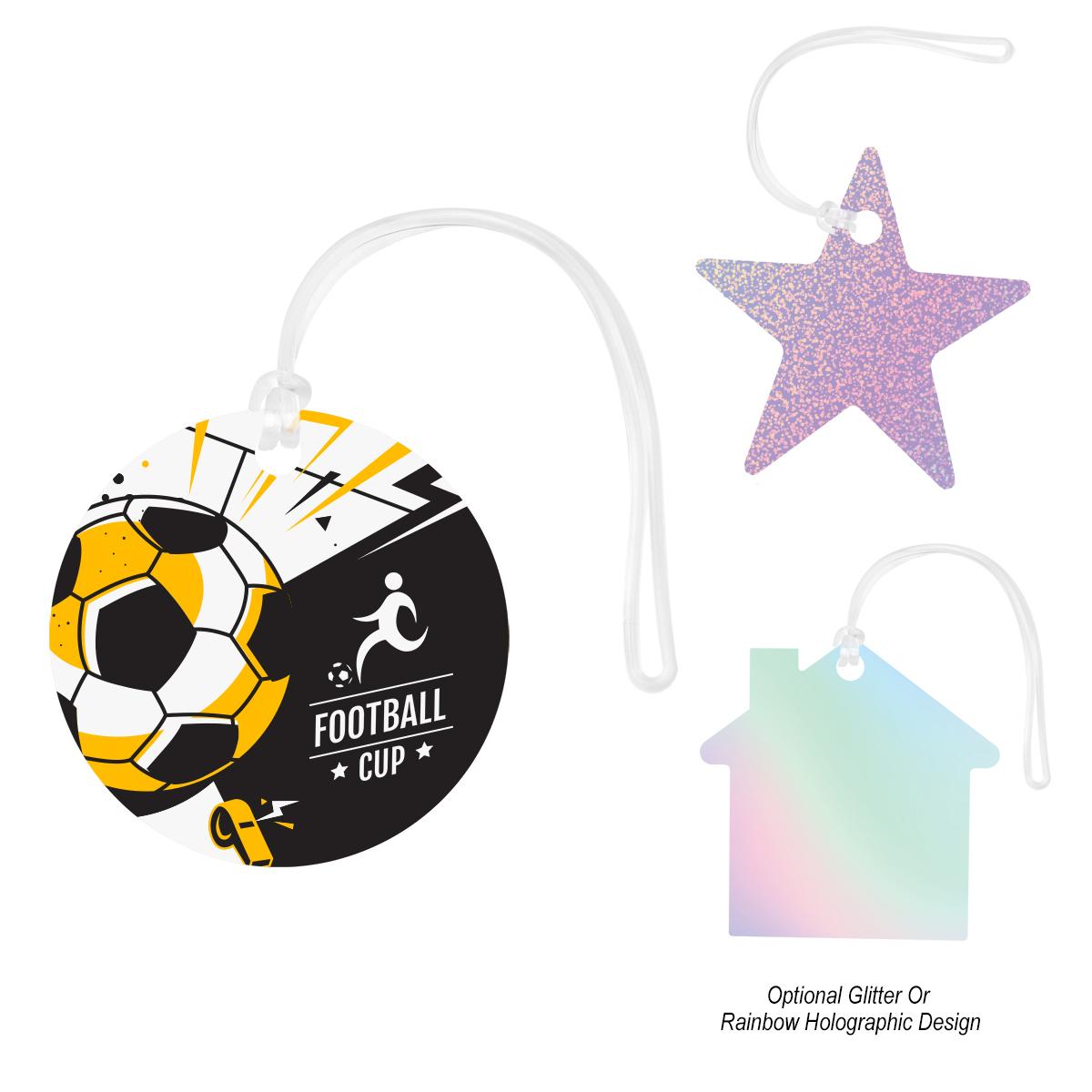 Acrylic Bag Tag – Custom Shapes 4″