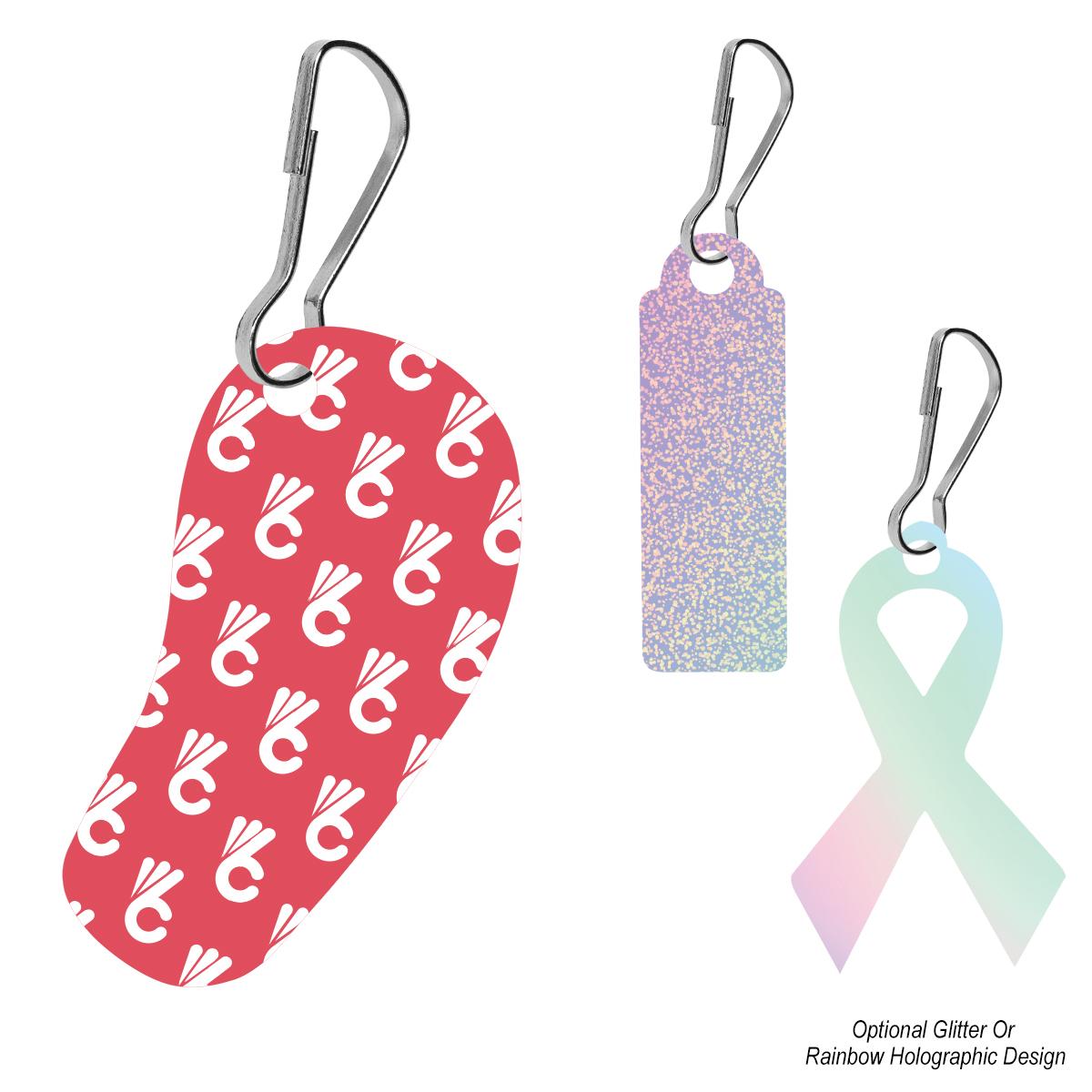 Acrylic Zipper Pull – Custom Shape 4″