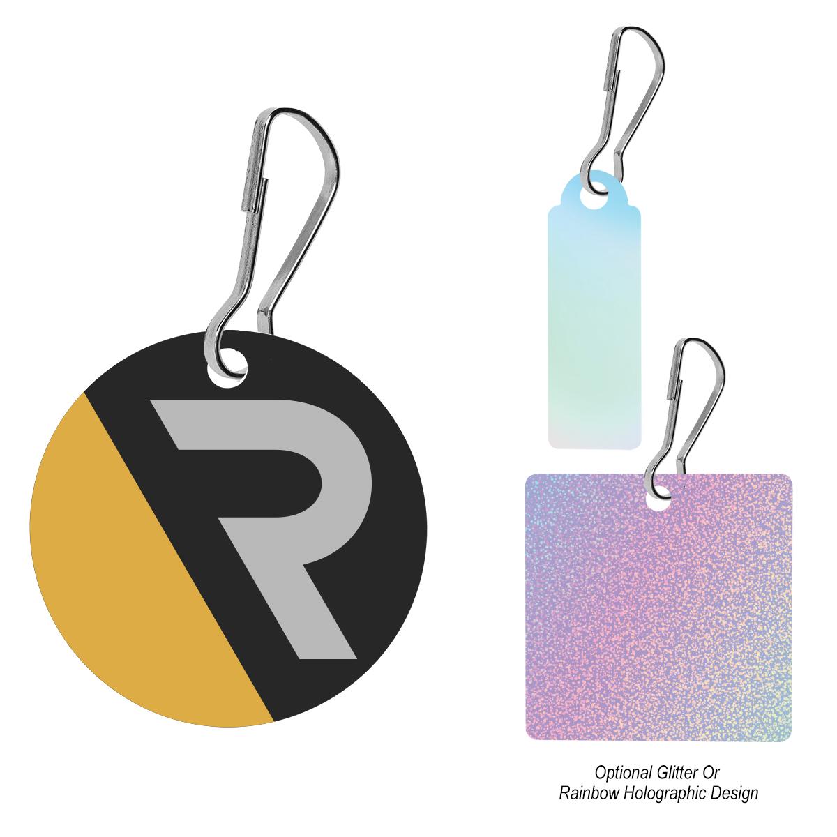 Acrylic Zipper Pull – Custom Shape 3″