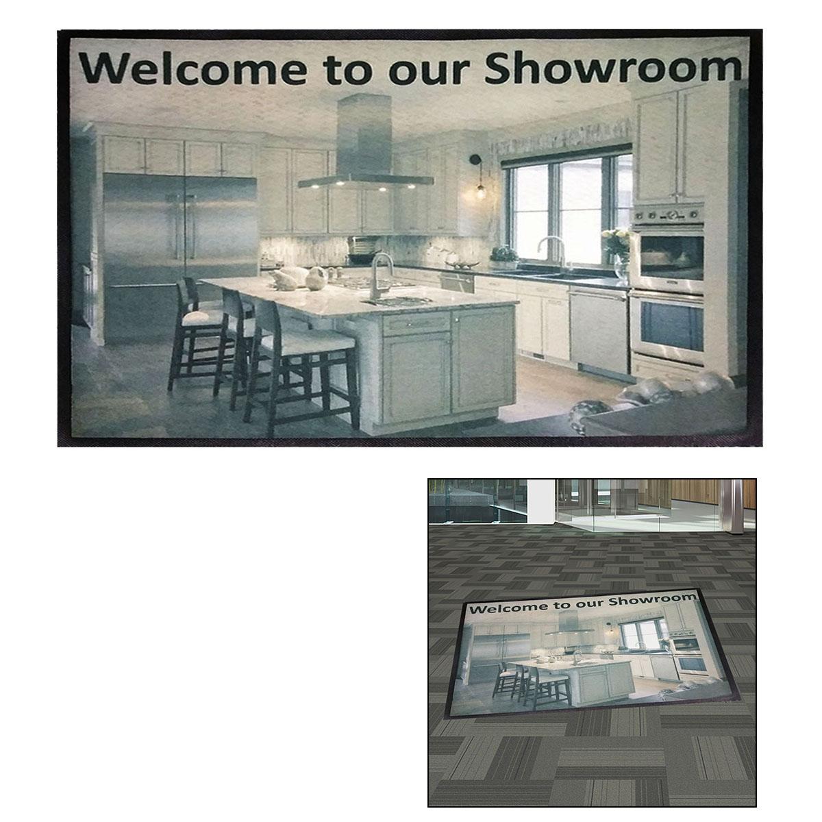 3′ x 5′ Point Of Purchase Dye Sublimated Floor Mat