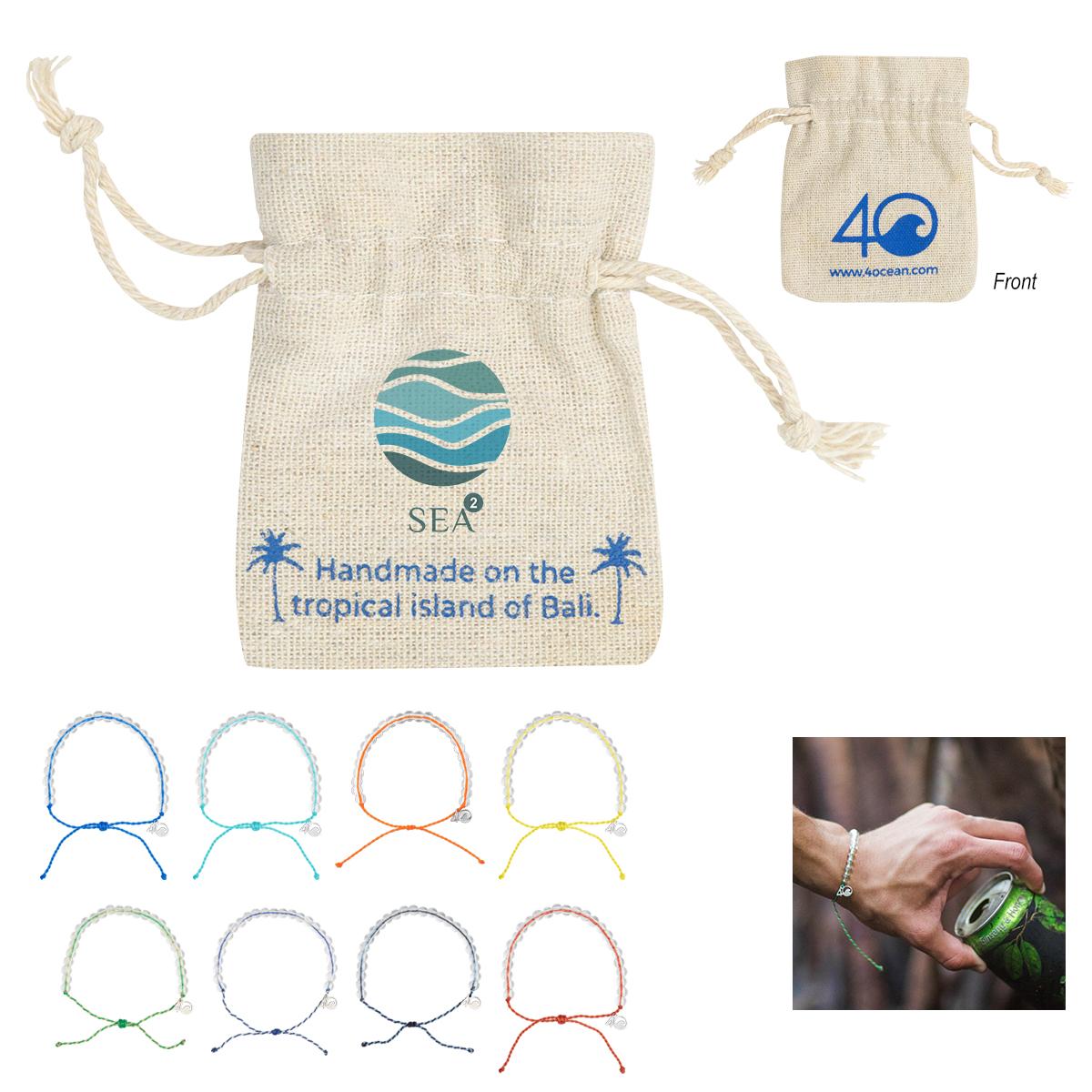 4ocean® Bracelet with Hemp Bag