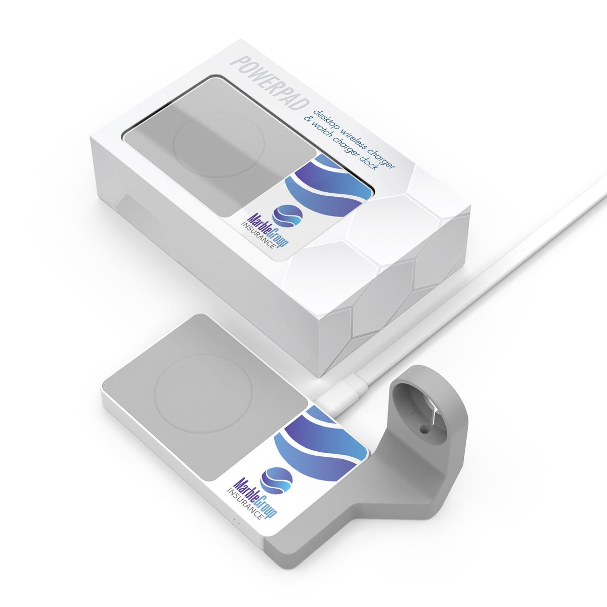 Powerstick PowerPad Desktop Wireless Charger & Watch Charger Dock
