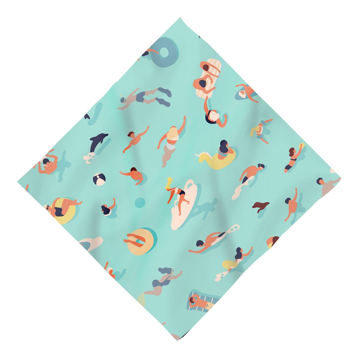 16″ x 16″ Full Color Dog Bandana