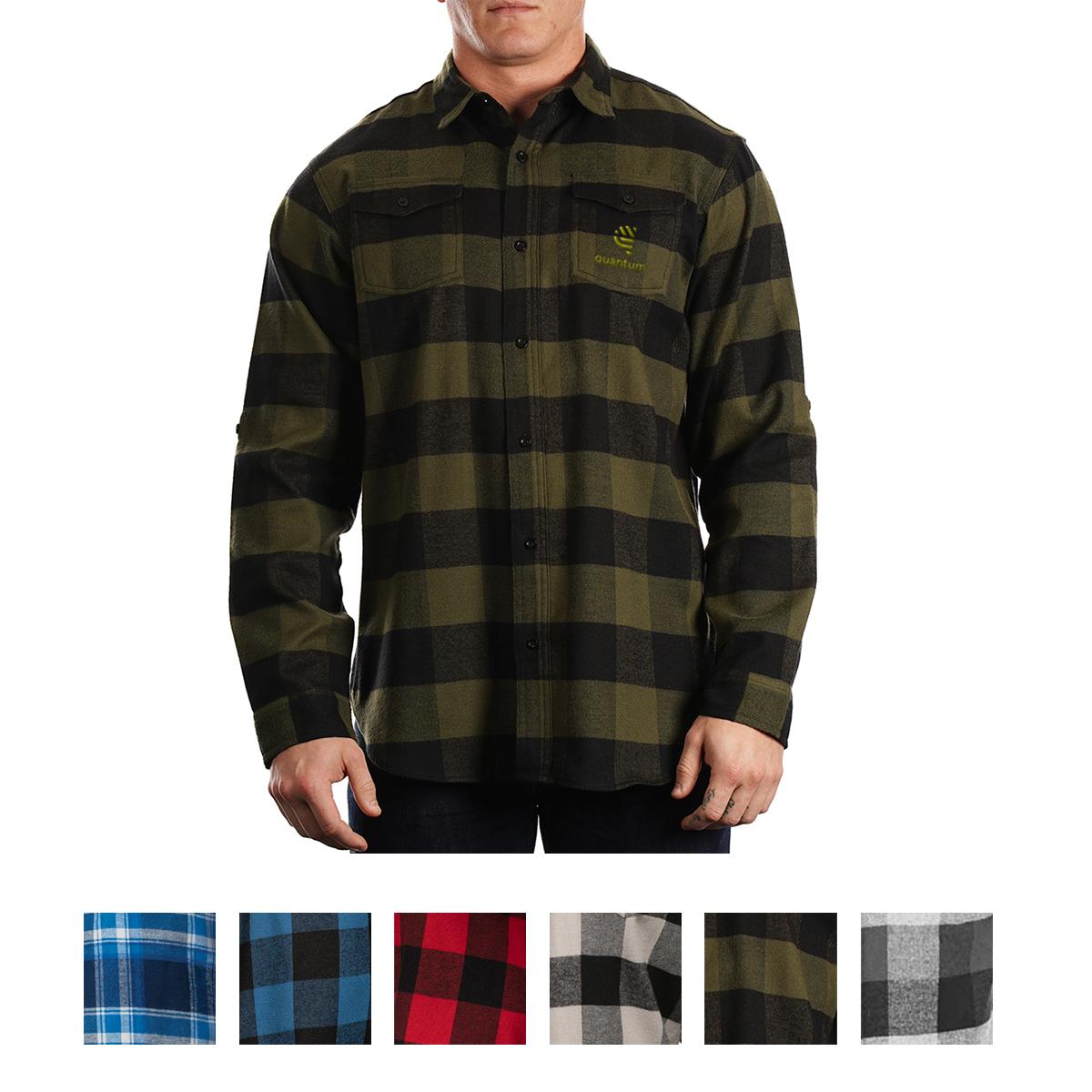 Burnside© The Legendary “Two Pocket” Men’s Plaid Flannel