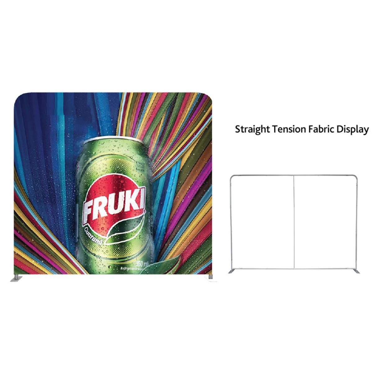 8′ Straight Tension Fabric Display