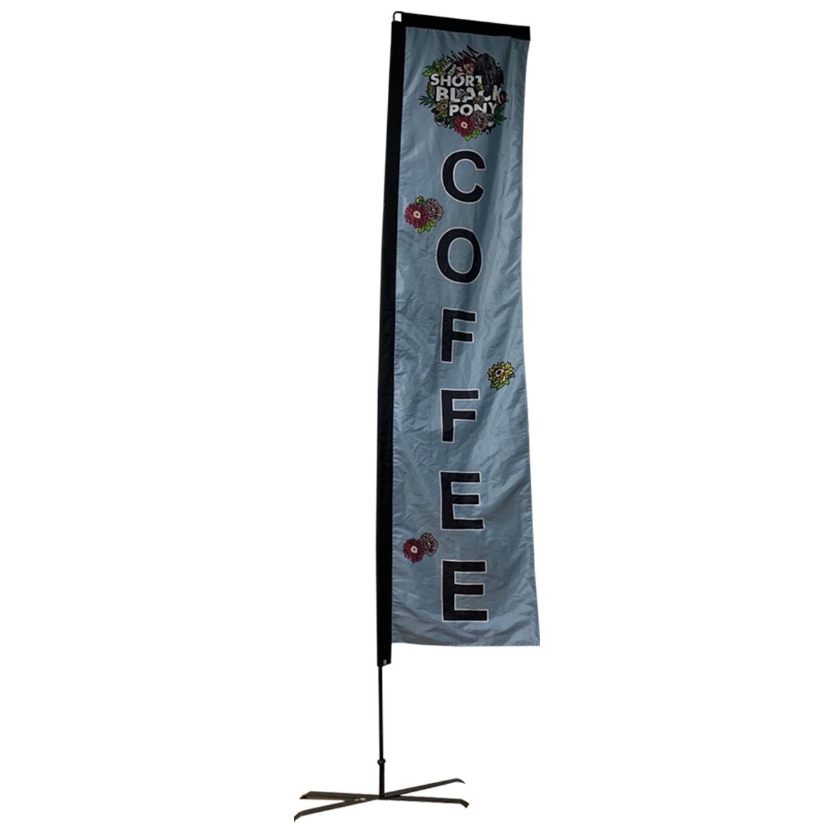 Rectangle Advertising Flag – 17′