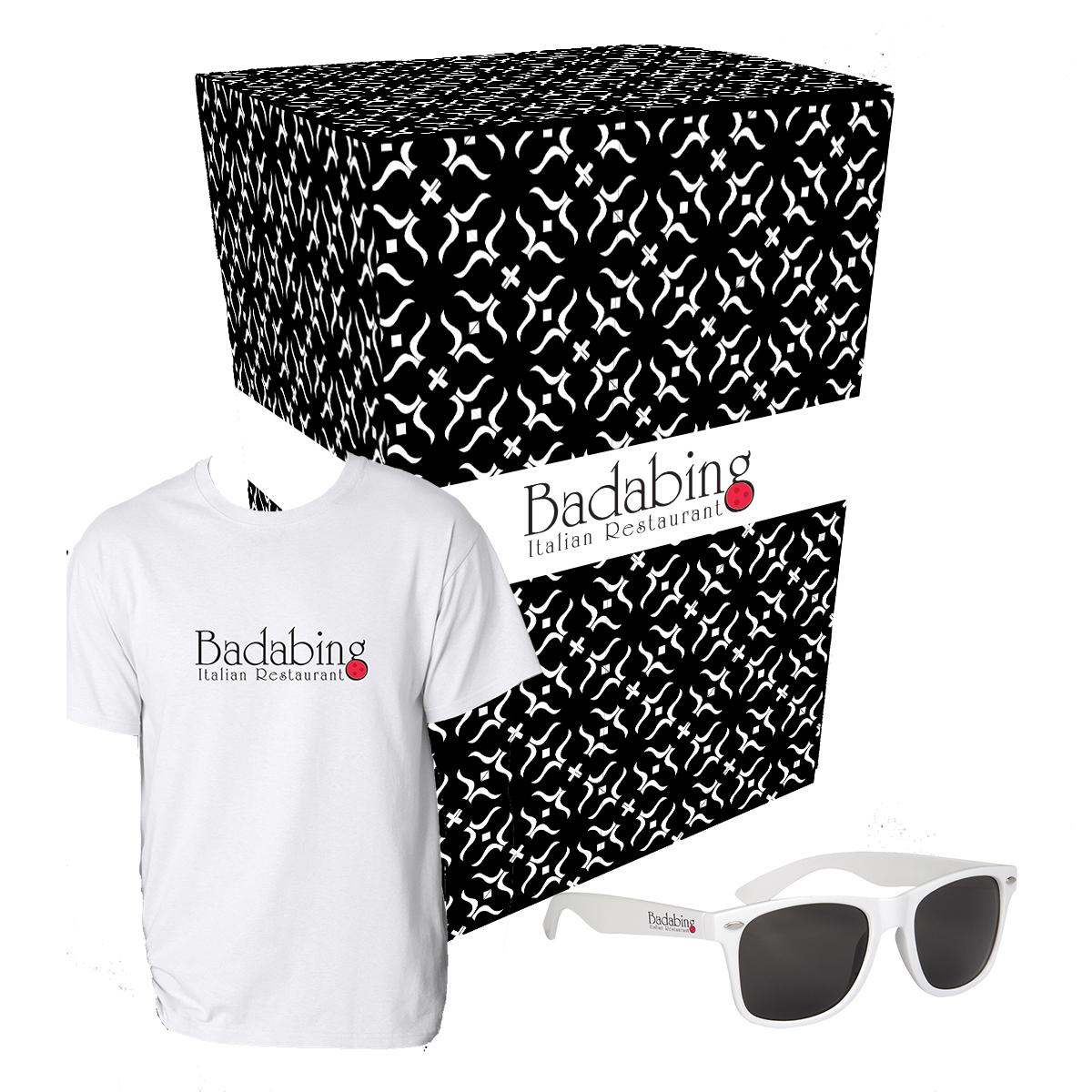Gildan® T-Shirt And Sunglasses Combo Set With Custom Box