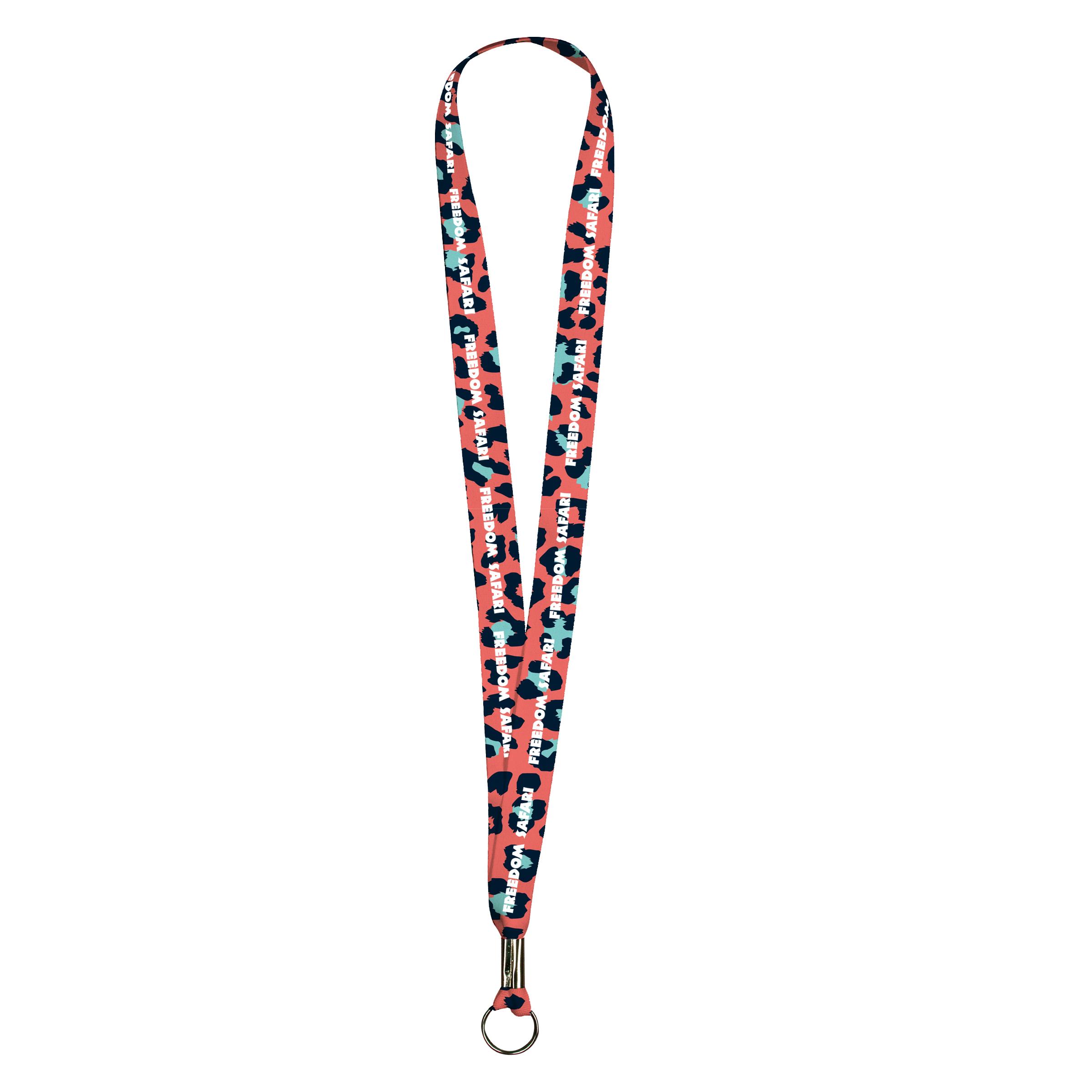 Full Color Imprint Smooth Dye Sublimation Lanyard – 1/2″