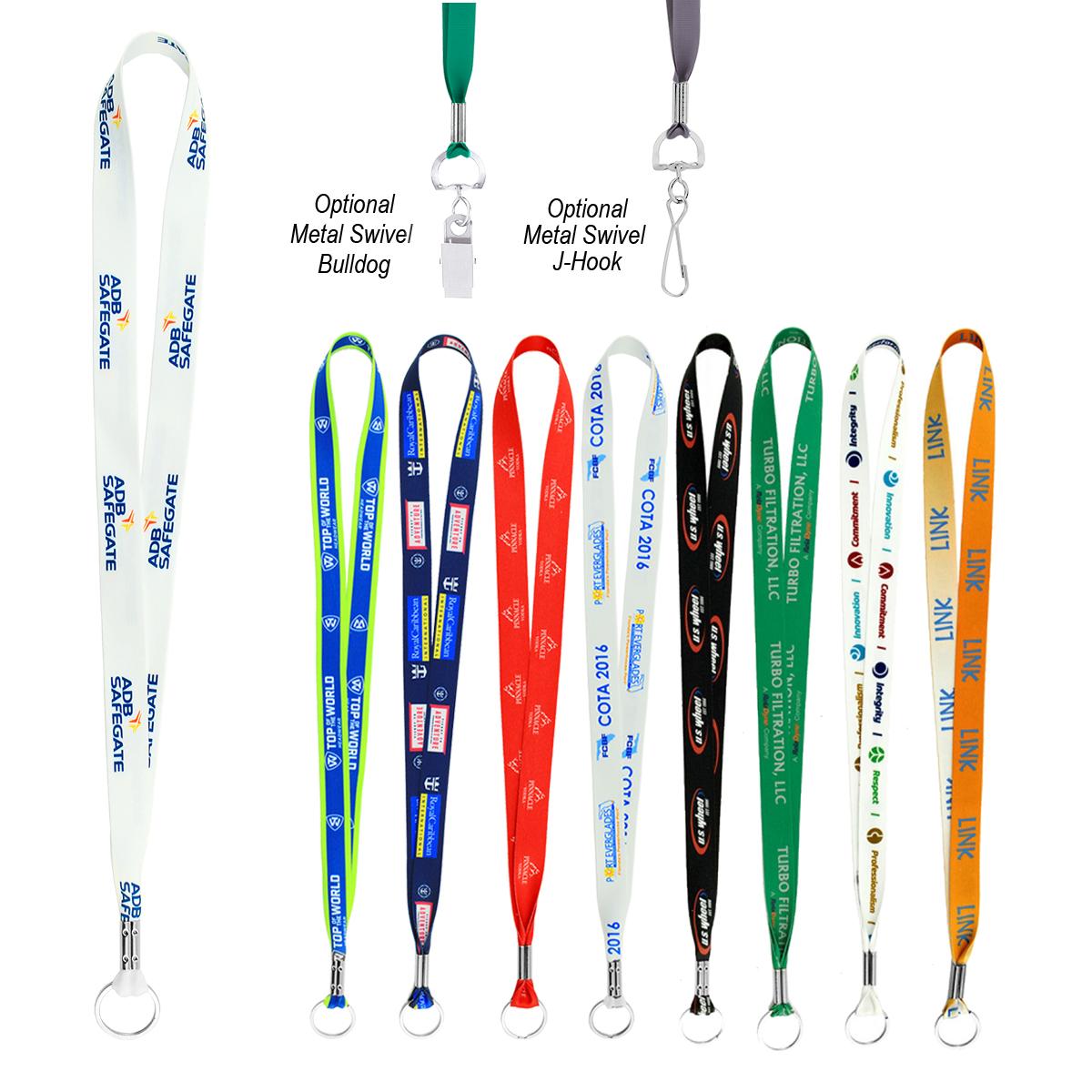 Full Color Imprint Smooth Dye-Sublimation Lanyard – 3/4″