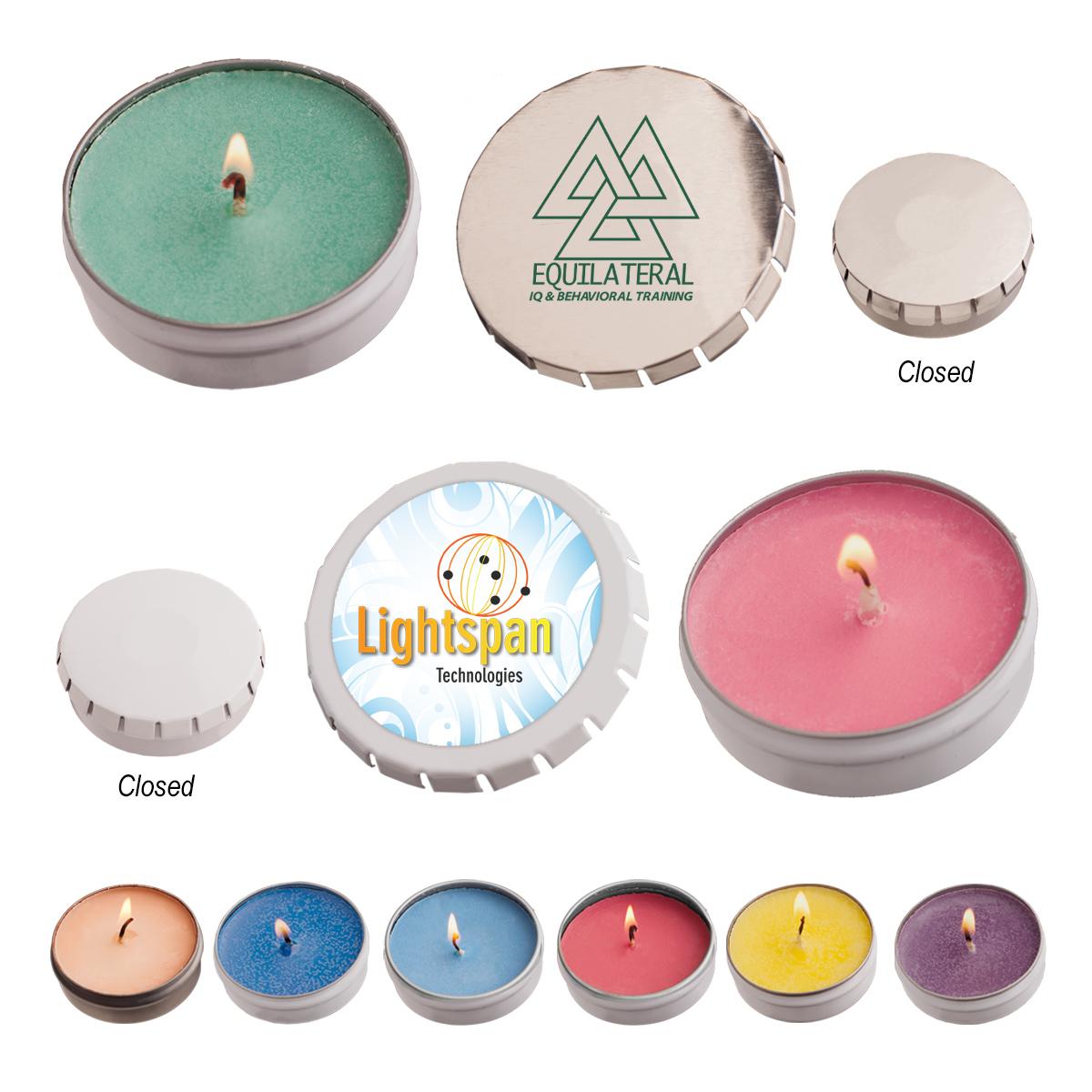 Snap Top Tin Candle