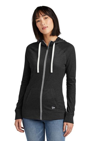 New Era ®  Women’s Sueded Cotton Blend Full-Zip Hoodie. LNEA122