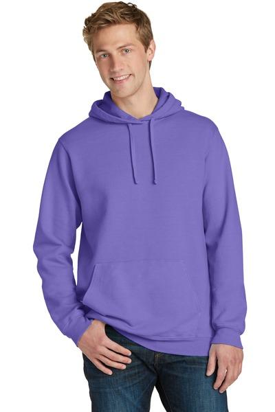 Port & Company ®  Beach Wash ®  Garment-Dyed Pullover Hooded Sweatshirt. PC098H